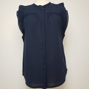 Nvy blue J crew top